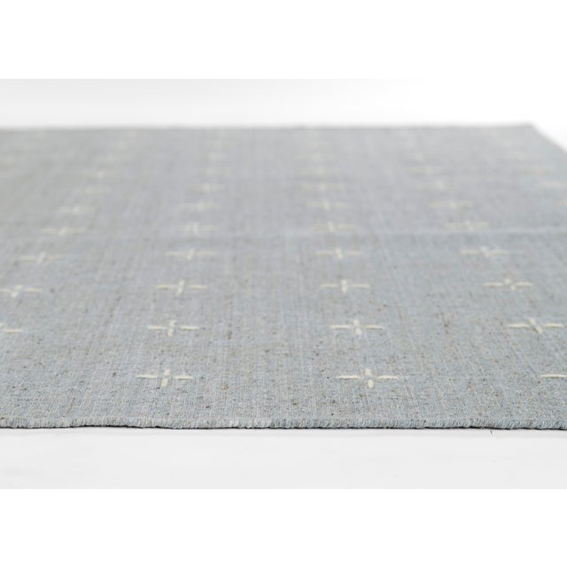 Textile Momeni Oliver Light Blue Hand Loomed Area Rug 5' X 8' For Sale - Image 7 of 10