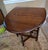 Antique English Table Drop Leaf Gateleg Barley Twist Oak Medium End Table Oval For Sale In Indianapolis - Image 6 of 17
