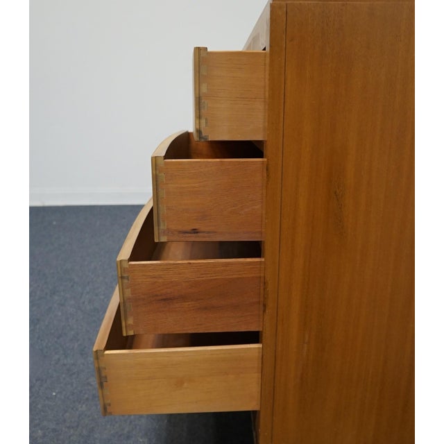 Wood Rway Furniture MCM Mid Century Modern 38" Chest of Drawers For Sale - Image 7 of 14