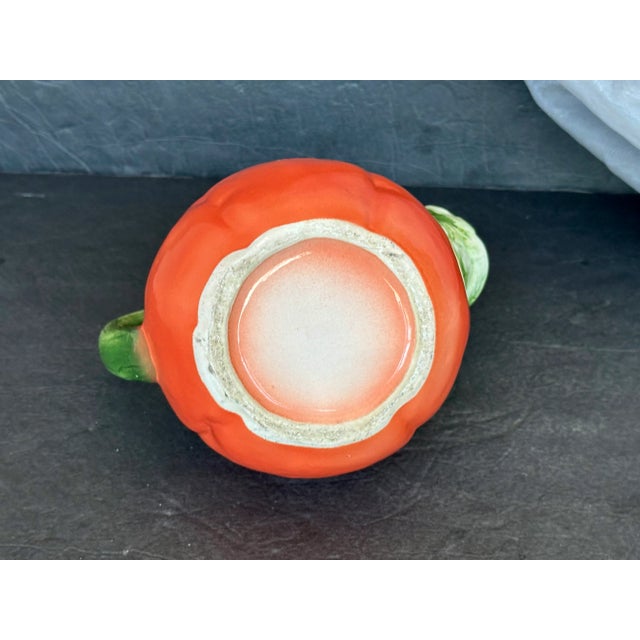 Decorative Ceramic Tomato Pitcher For Sale - Image 9 of 11