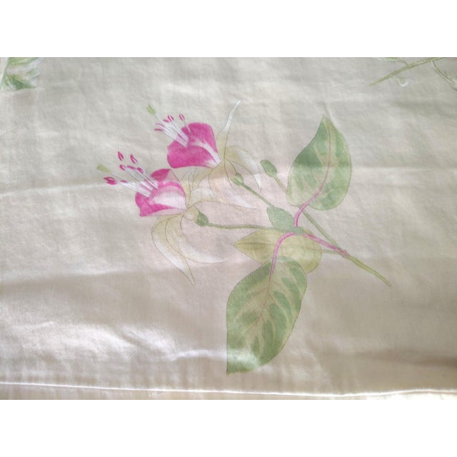French Yves Delorme / France "Fuchsia" Duvet Cover Set Full Size For Sale - Image 3 of 10