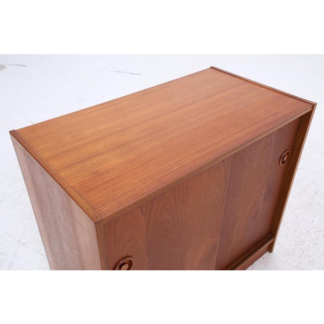Wood Mid-Century Teak Chest of Drawers, 1960s For Sale - Image 7 of 11