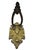 Spanish Revival Hammered Brass Doorknocker C.1930 New Slotted Head Wood Screws Included Measurements: 3-1/2" width x...