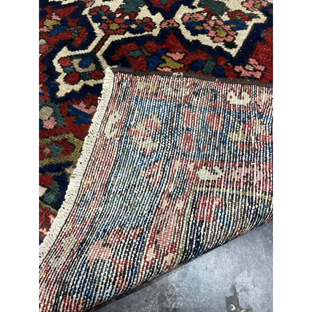 1990s 1990s Old Persian Bakhtiari Area Rug 4'7" X 6'6" For Sale - Image 5 of 7