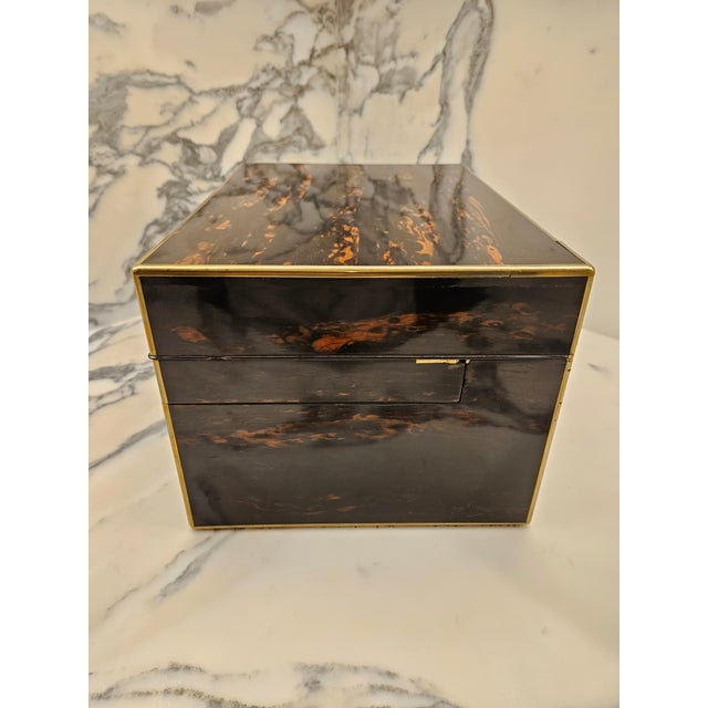 Mid 19th Century Vintage A. Klein Coromandel Jewelry Casket For Sale - Image 5 of 13
