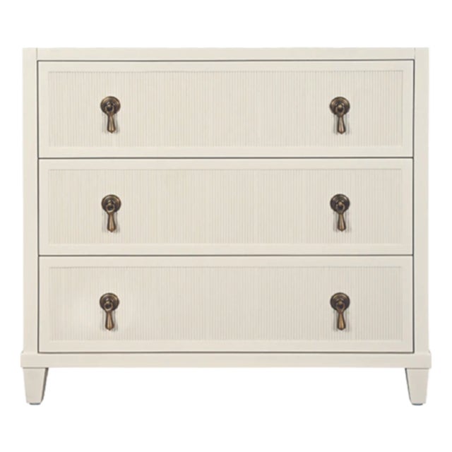 Matthew Izzo Home Enzo Antique White Single Porcelain Sink Bath Vanity For Sale
