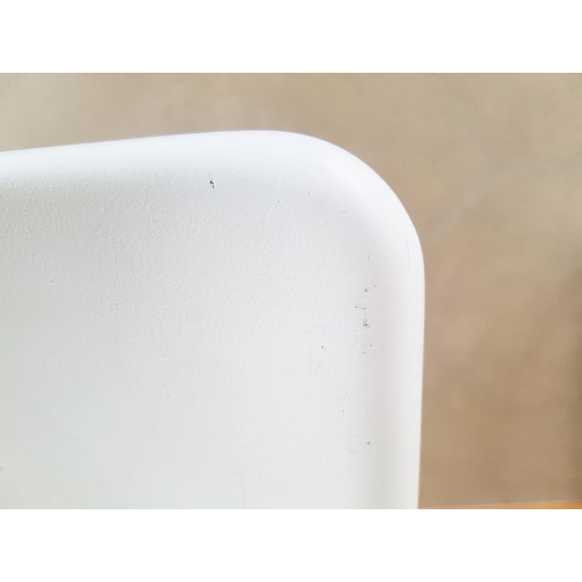 1970s White Plastic and Chrome-Plated Metal Stools by C. Salocchi for Alberti, 1970s, Set of 2 For Sale - Image 5 of 18