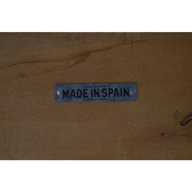 French Louis XVI Style Porcelain Plaque Console & Mirror For Sale - Image 12 of 12