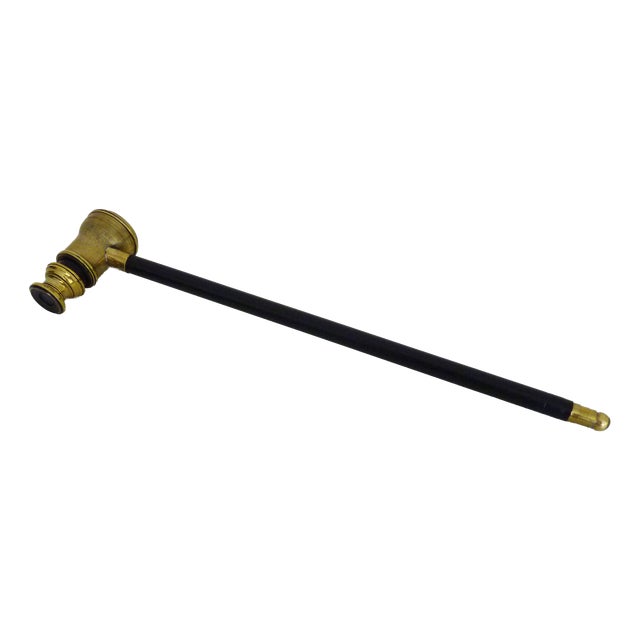 Walking Stick with Retractable Spyglass System, 1890s For Sale