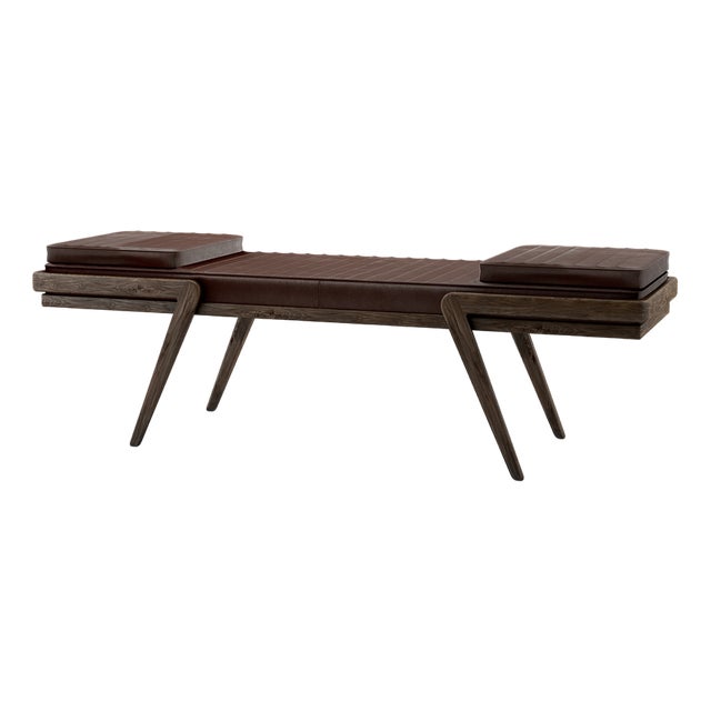 Milton Bench by Wood Tailors Club For Sale