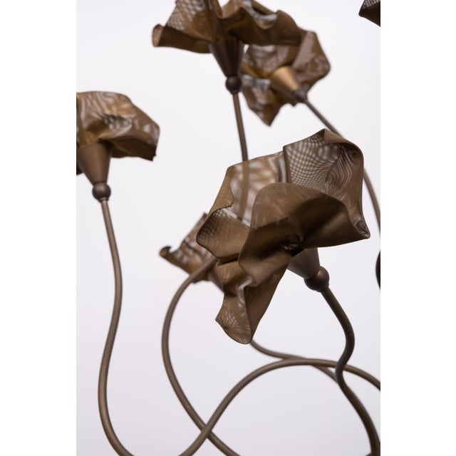 Italian Magic Bronze Tree Floor Lamp, 1978 For Sale - Image 6 of 16