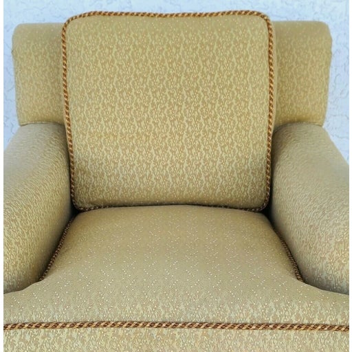 Designer English Lounge Chair by C Brett Carter For Sale - Image 4 of 10