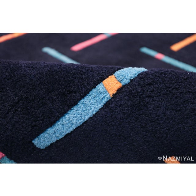Nazmiyal Collection Vintage Swedish Modernist Rug by Ingrid Dessau for Kinnasand For Sale - Image 4 of 7