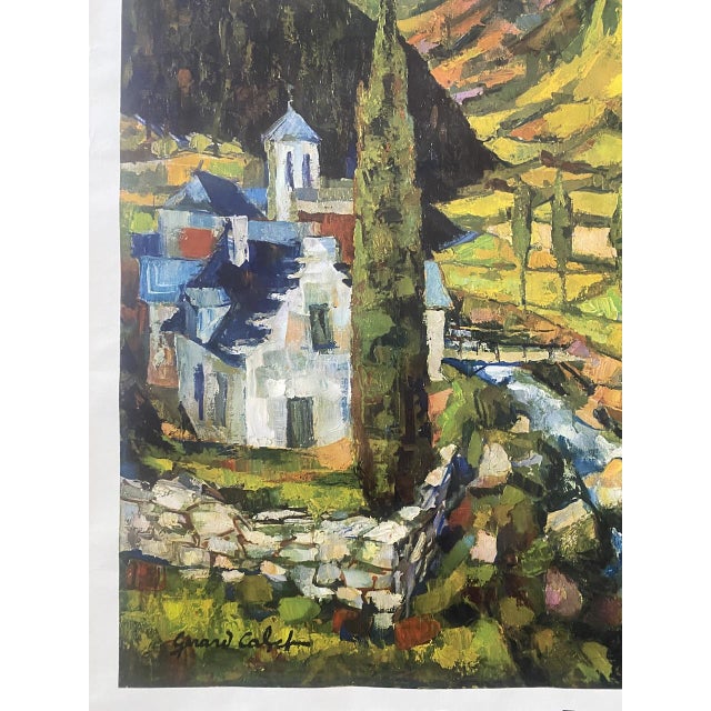 Pyrenees Poster from Gerard Calbet, 1950s For Sale - Image 7 of 15