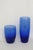 Mid 20th Century Cobalt Blue Glass Tumblers Bar Cups Mid Century Modern Drinkware - Set of 13 For Sale - Image 11 of 16