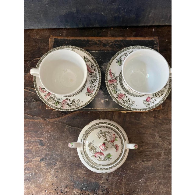 Johnson Brothers Mid 19th Century Johnson Brothers England Indian Tree Tea Set - 5pcs For Sale - Image 4 of 10