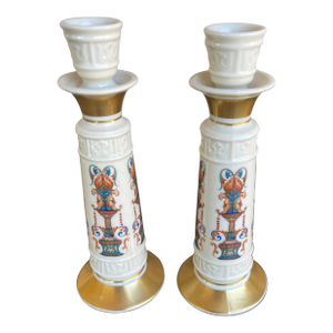 Mid 20th Century Lenox Usa Lido Candlesticks - Pair