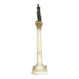 Large 19th Century Grand Tour Venus de Milo Marble Column