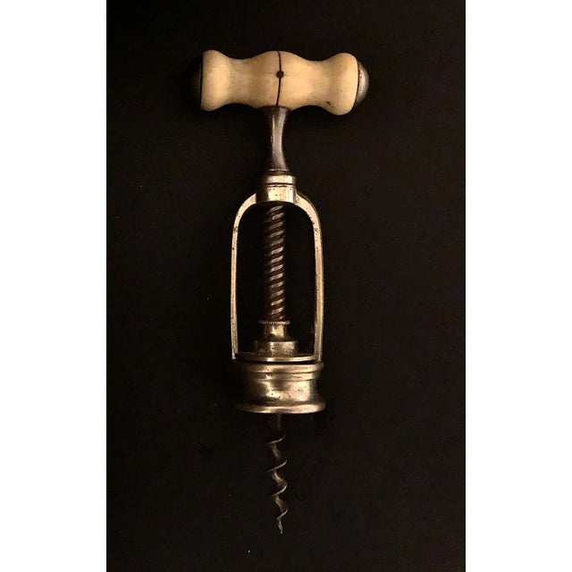 Metal French Lexcelsior Corkscrew with Nickel-Plated Bronze Cage by Armand Guichard, 1882 For Sale - Image 7 of 7