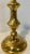 English Pair of Antique 19th Century Brass Push-Up Candlesticks From England For Sale - Image 3 of 9