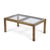 Bernhard Rohne for Mastercraft Mid Century Lacquered Etched Brass Panel Expanding Dining Table With 1 Leaf For Sale - Image 9 of 10