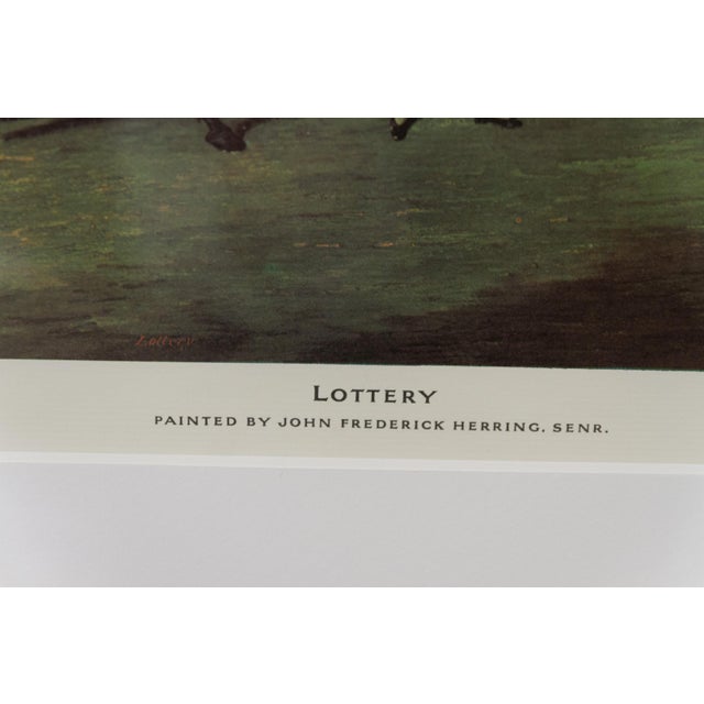 John Frederick Herring Sr, Black Horse Lottery, Late 20th Century, Print, Framed For Sale - Image 9 of 15