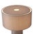 Moonlight Table Lamp - Cashmere Gray Linen Shade, Dimmer Switch For Sale In Los Angeles - Image 6 of 6