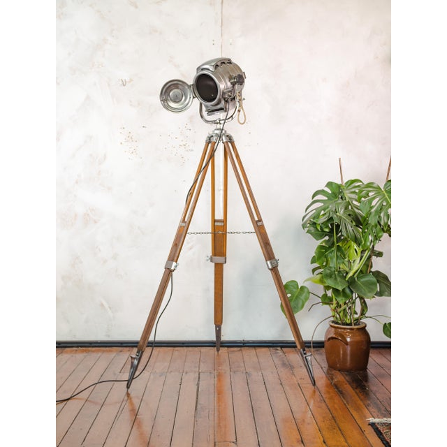 Hollywood Keg Light Floor Lamp with Fresnel Lens from Bardwell McAlister, 1950s For Sale - Image 11 of 18
