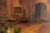 Courtyard with Fountain - Interior Landscape in Oil on Canvas Moody interior scene by Muriel Kittock (American,...