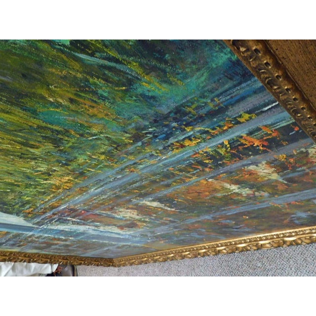 Contemporary Impressionist Style Figurative Oil Painting by Robert Hagan, Framed For Sale - Image 4 of 11