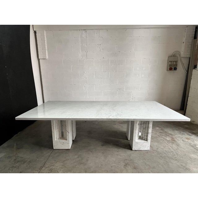 Mid-Century Modern Delfi 260 Table by Carlo Scarpa for Simon Gavina, 1980s For Sale - Image 3 of 16