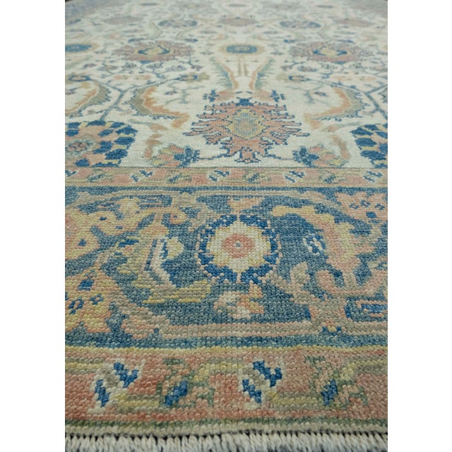 Early 21st Century Turkish Oushak Rug 6'2" x 9'9" #18644 For Sale - Image 5 of 8