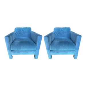 1960s Pair of Mid-Century Parsons Chairs