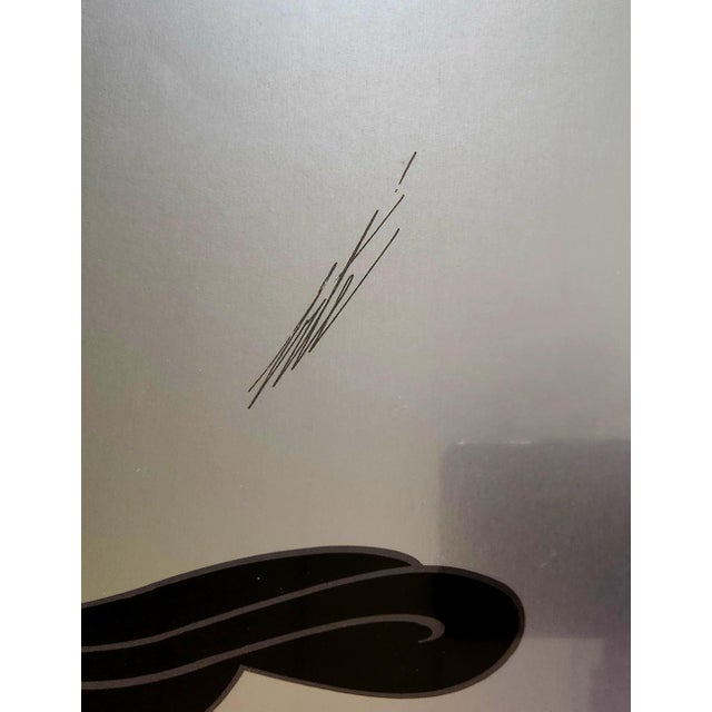 1980s Erte Symphony in Black Framed Art Print 1980 For Sale - Image 5 of 7