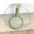 Leon Rosen Mid 20th Century Midcentury Modern Glass Top Cantilever Table With Circular Brass Finish For Sale - Image 4 of 7