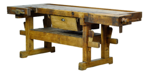 Oak Carpenters Workbench, 1920s