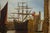 Malcolm Gearing, Victorian Naval Scene on the Thames, 1972, Large Oil on Canvas, Framed For Sale - Image 9 of 18