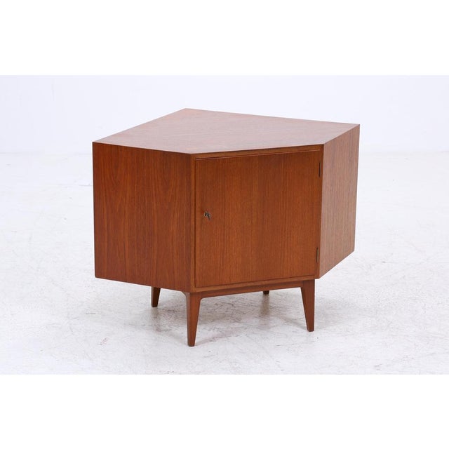 1960s Vintage Teak Corner Chest of Drawers, 1960s For Sale - Image 5 of 14