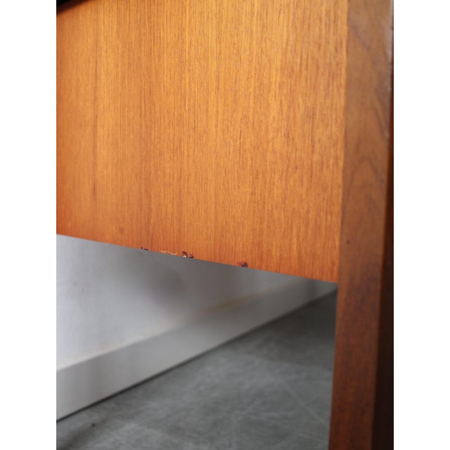Vintage Danish Desk in Teak attributed to Domino Møbler, 1960s For Sale - Image 9 of 11