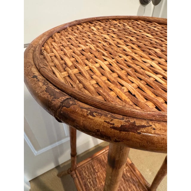 Vintage Tall Bamboo Stand For Sale In Orlando - Image 6 of 10