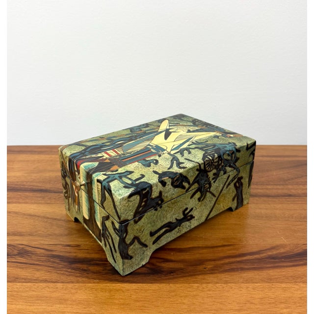 Vintage Figurative Box After “Ting Shao Kuang, Huntress, 1989” For Sale In West Palm - Image 6 of 9