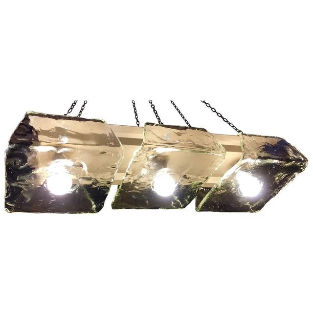 AVMazzega Pendant Light in Murano Glass by Nason for Mazzega, 1970s For Sale - Image 4 of 4
