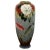 Vintage Signed Red and Gray Enameled Cloisonne Vase with Koi Fish For Sale - Image 9 of 9