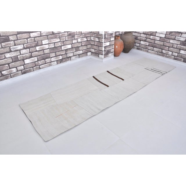 Textile Vintage Anatolian Hemp Runner For Sale - Image 7 of 7