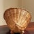 Late 20th Century Small Mid-20th Century Cornucopia Basket W/ Footed Base For Sale - Image 5 of 8