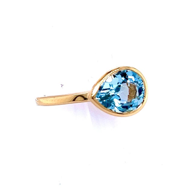 Natural Topaz Ring 6.5 14k Y Gold 3.15 TCW Certified $1,950 221348 This is a one of a Kind Unique Custom Made Glamorous...