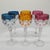 Wine Glasses in Lead Crystal attributed to Hofbauer Crystal, Baviera, Germany, 1970s, Set of 6 For Sale - Image 6 of 12