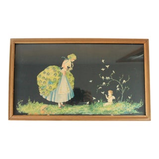 Vintage Print by English Artist Marion Crowe Also Known as Marygold For Sale