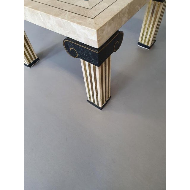 Maitland Smith Tesselated Coffee Table, U.S.A, 1980's 73 x 73 x 47 cm