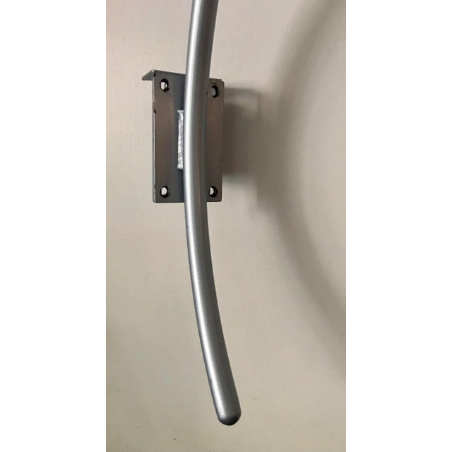 Late 20th Century Vintage Powder Blue Wall Mount Barn Light For Sale - Image 5 of 12